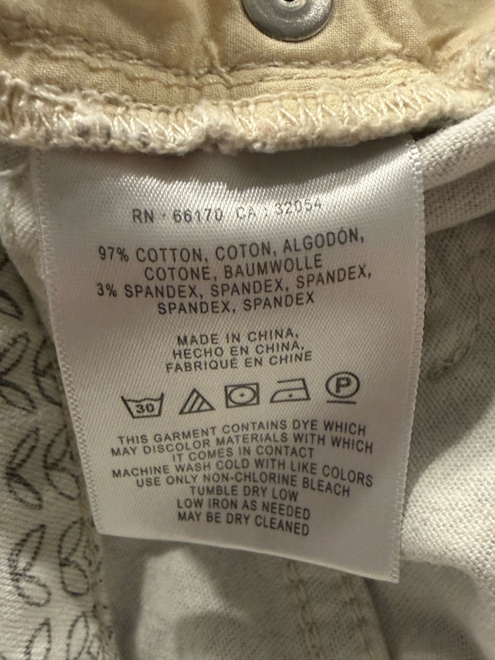 Pilcro and the Letterpress Stet Skinny Geometric Print Jeans Size 28 - Picture 7 of 8